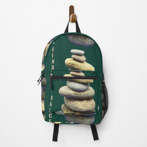Item preview, Find Balance Stone Zen Photo Collage designed and sold by JurateArt-DK.