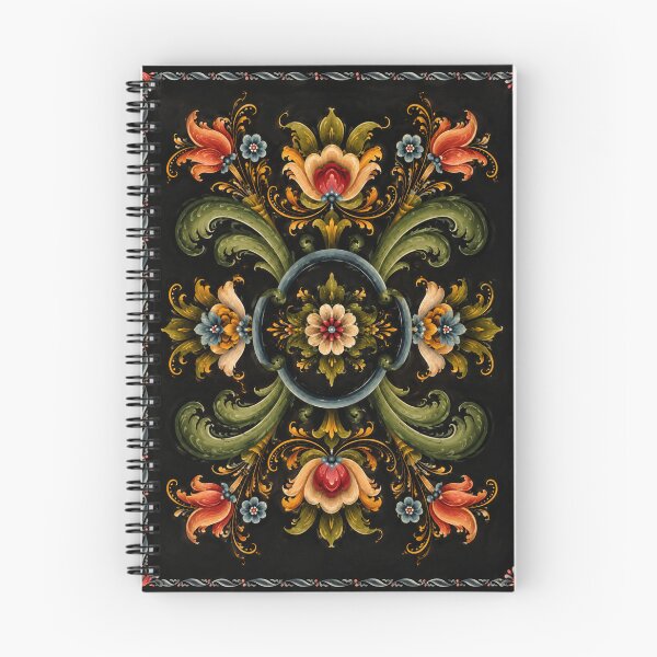 Item preview, Norwegian Rosemaling Oil On,Norwegian Blue Telemark Rosemaling  designed and sold by Owneysweet.