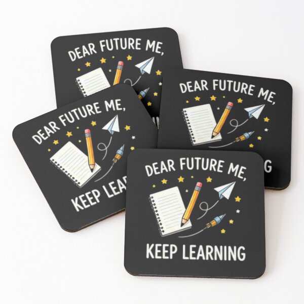 Item preview, Dear Future Me Keep Learning — Inspirational Education Design designed and sold by Tipsy24.
