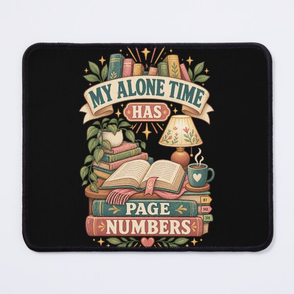Item preview, My Alone Time Has Page Numbers Vintage Book Lover designed and sold by Gustavo Navarro.