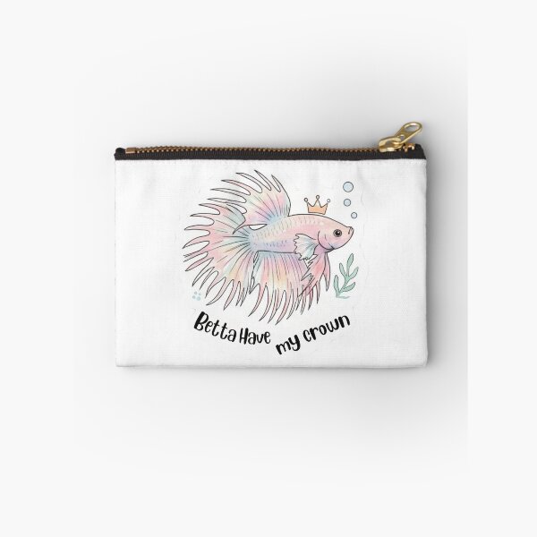 Item preview, Betta Have My Crown – Adorable Crowntail Betta Fish designed and sold by WaterWhisker.