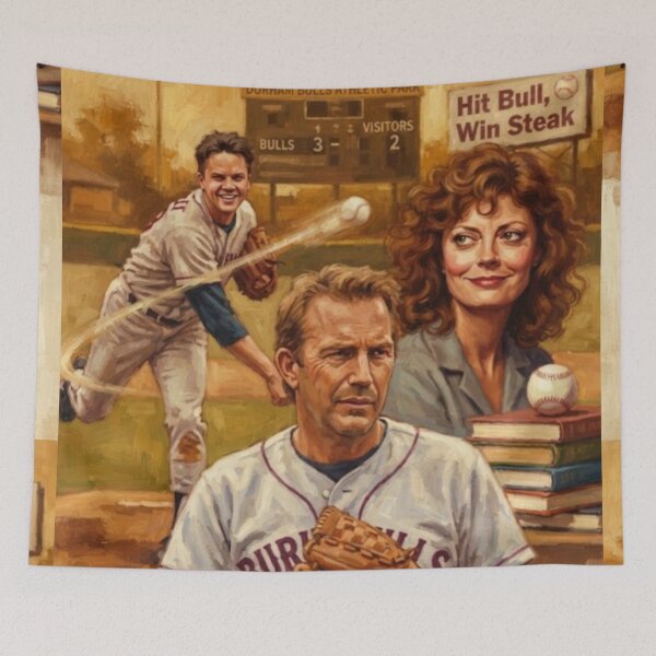 Item preview, Bull Durham Fine Art Tribute designed and sold by Art's Diner.