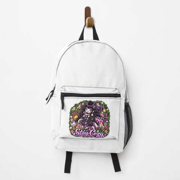 Item preview, Stay Cozy Goth Girl Sticker designed and sold by AnnekeJordaan.