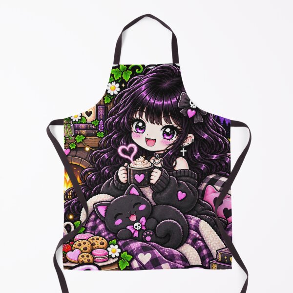 Item preview, Stay Cozy Goth Girl Sticker designed and sold by AnnekeJordaan.