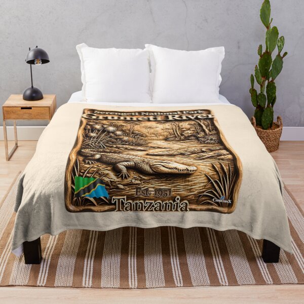 Item preview, Grumeti River Serengeti Safari designed and sold by EvergreenPark - Tee Studio.