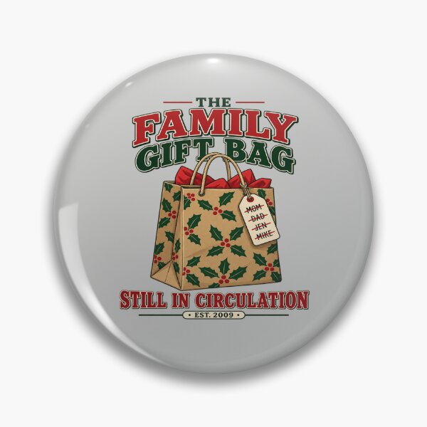 Item preview, Reused Christmas Gift Bag Family Tradition designed and sold by POD DYNASTY | Original Print On Demand T-Shirt Graphics.