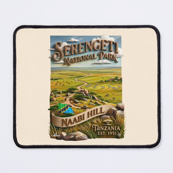Item preview, Serengeti National Park Safari designed and sold by EvergreenPark - Tee Studio.