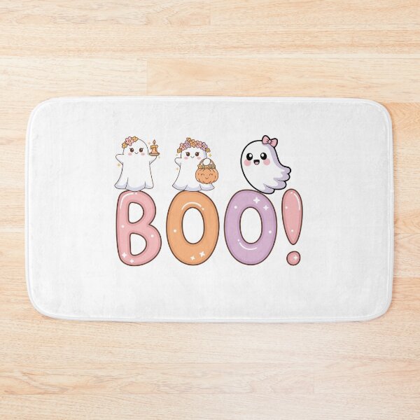 Item preview, Cute Pastel Ghosts Boo Halloween Kawaii Illustration designed and sold by BigDigital.