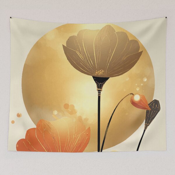 Item preview, Golden Hour Bloom designed and sold by AbstractAnom.