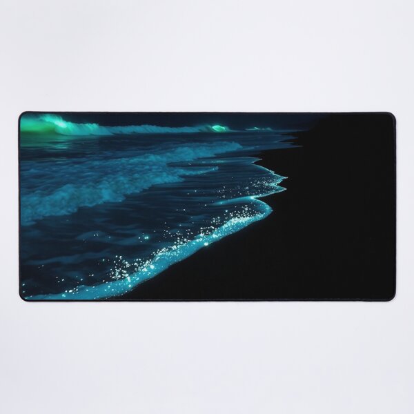 Item preview, Moody Night Ocean Waves Seascape designed and sold by IntelliMindDesigns.