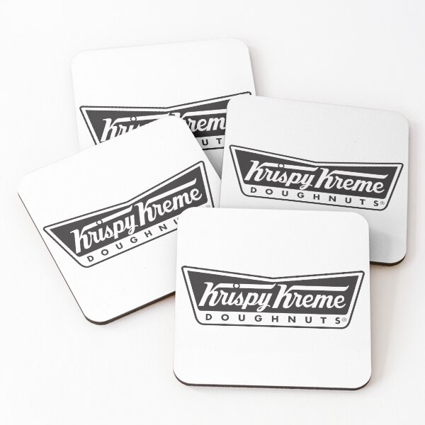 Item preview, Krispy Kreme Doughnuts Black Monochrome Line Art Logo designed and sold by ZhenKang   Xiong.