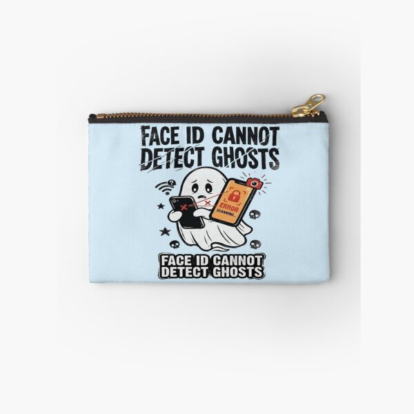Item preview, Face ID Cannot Detect Ghosts - Funny Cute Ghost Phone Scan Error designed and sold by LUKOWEAR.