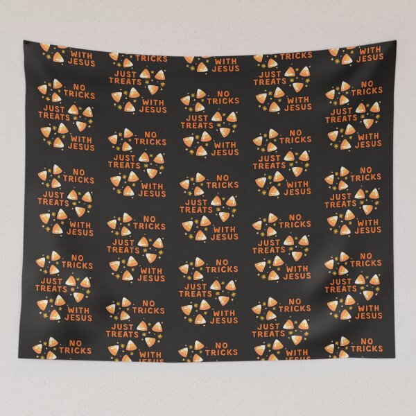 Item preview, Christian Halloween Trick or Treat Candy Corn Jesus Holy Spirit Spooky Season Christian Bible Fall Season designed and sold by Forevermore.