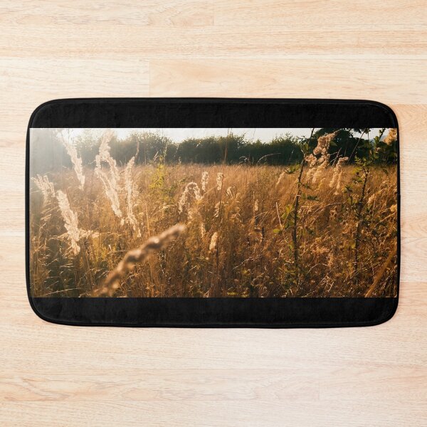 Item preview, Golden Hour Meadow Field Landscape Canvas Print | Sunlit Wild Grasses Photography Poster | Warm Sunset Countryside Wall Art | Organic Nature Decor designed and sold by SergioMiklos.
