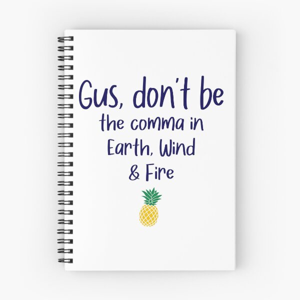 Item preview, Gus don't be - Comma - Psych designed and sold by hotchkiss2earth.