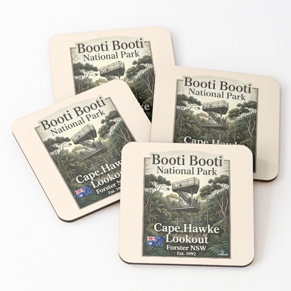 Item preview, Vintage Booti Booti National Park designed and sold by EvergreenPark - Tee Studio.