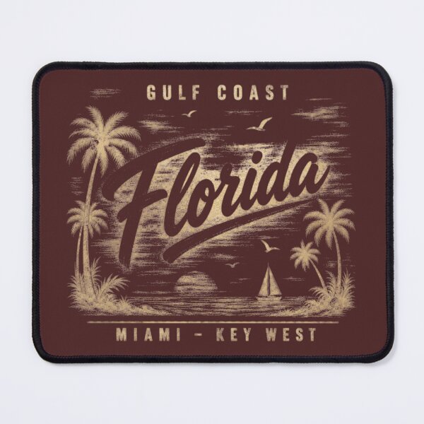 Item preview, Gulf Coast Florida Vintage Distressed Shirt | Retro Travel Design designed and sold by MOCH- ART.