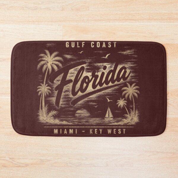 Item preview, Gulf Coast Florida Vintage Distressed Shirt | Retro Travel Design designed and sold by MOCH- ART.
