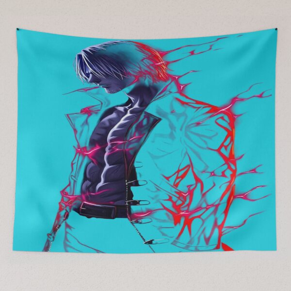 Item preview, The Awakening of Inner Power, Red Energy Anime Warrior - Manga Art with Electric Lightning and White Jacket designed and sold by RAYBIL.