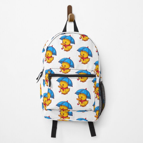 Item preview, Cute Duck With Umbrella In The Rain Cartoon | Limited Edition designed and sold by Star-Land.