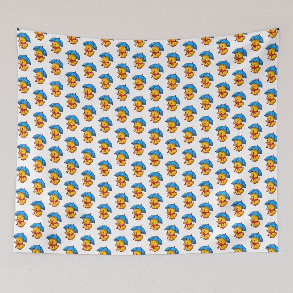 Item preview, Cute Duck With Umbrella In The Rain Cartoon | Limited Edition designed and sold by Star-Land.