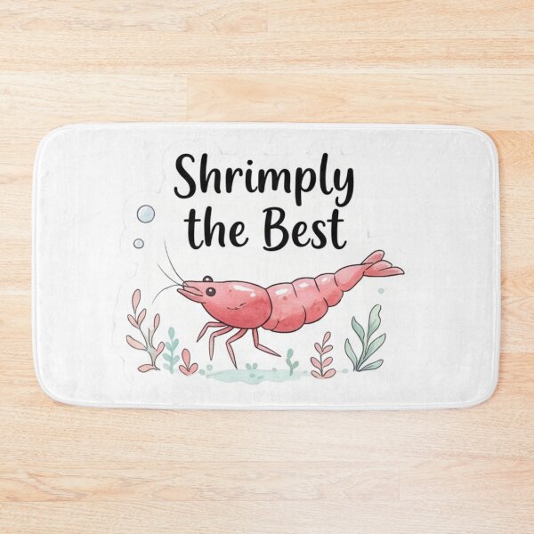 Item preview, Shrimply the Best – Adorable Cherry Shrimp designed and sold by WaterWhisker.