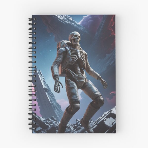Item preview, Skeletal Astronaut on Alien Planet designed and sold by GenesisArtis.