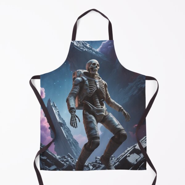 Item preview, Skeletal Astronaut on Alien Planet designed and sold by GenesisArtis.