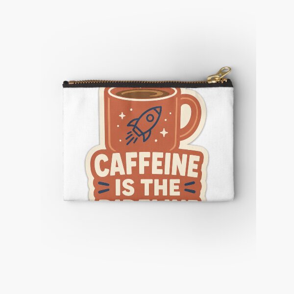 Item preview, Caffeine Is the Pipeline Laptop Sticker designed and sold by Power Designs.