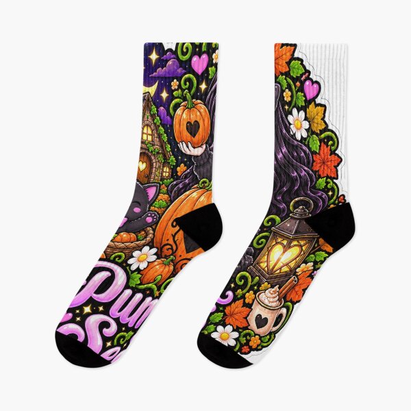 Item preview, Pumpkin Season Goth Girl Sticker designed and sold by AnnekeJordaan.