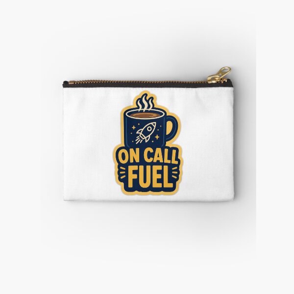 Item preview, On Call Fuel Coffee Mug Laptop Sticker designed and sold by Power Designs.