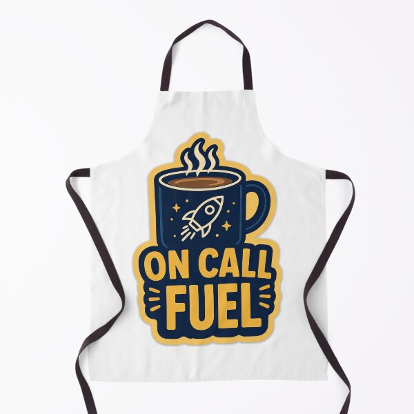 Item preview, On Call Fuel Coffee Mug Laptop Sticker designed and sold by Power Designs.