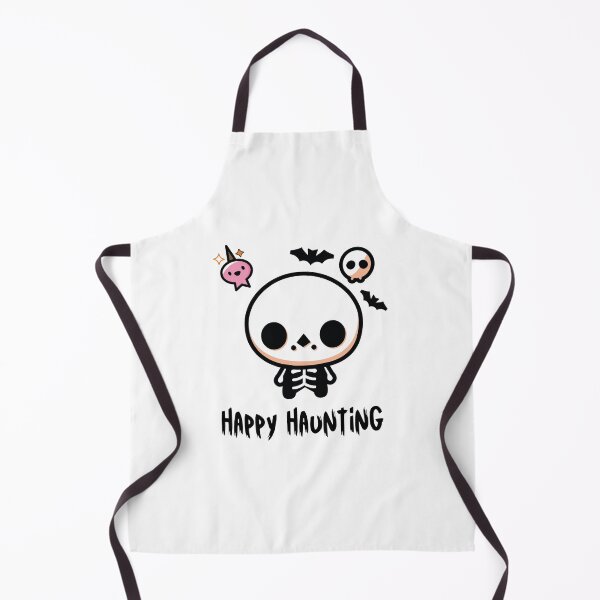 Item preview, Happy Haunting Cute Skeleton Halloween Art designed and sold by NikBrin Prevail .