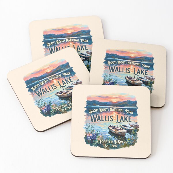 Item preview, Wallis Lake Impressionist Art designed and sold by EvergreenPark - Tee Studio.