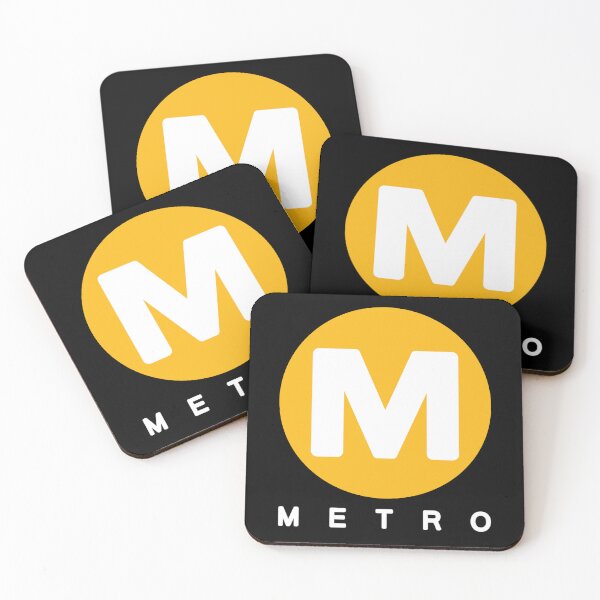 Item preview, Vintage Los Angeles Metro Logo (Yellow) designed and sold by LeonTransit.