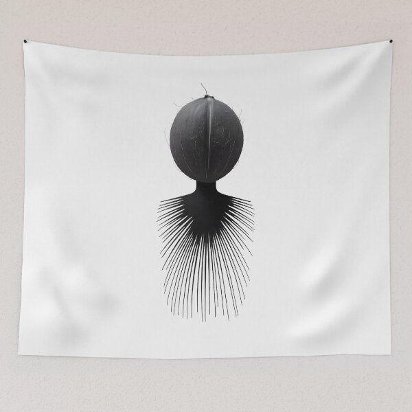 Item preview, Сoconut man — Monochrome Minimalism designed and sold by ErgTime.