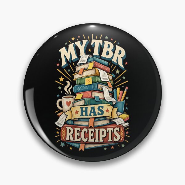 Item preview, My TBR Has Receipts Vintage Book Stack Shirt designed and sold by Gustavo Navarro.