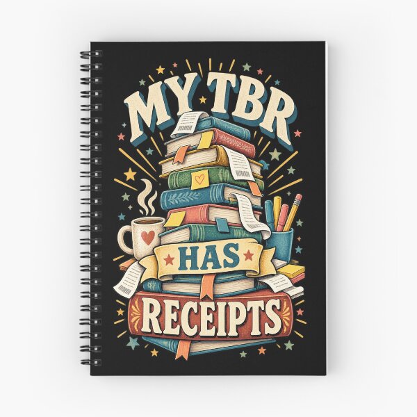 Item preview, My TBR Has Receipts Vintage Book Stack Shirt designed and sold by Gustavo Navarro.