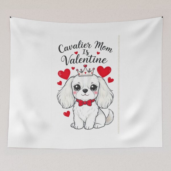 Artikelvorschau, Niedliches Cavalier King Charles Valentinstag-T-Shirt entworfen und verkauft von Aliplus+.