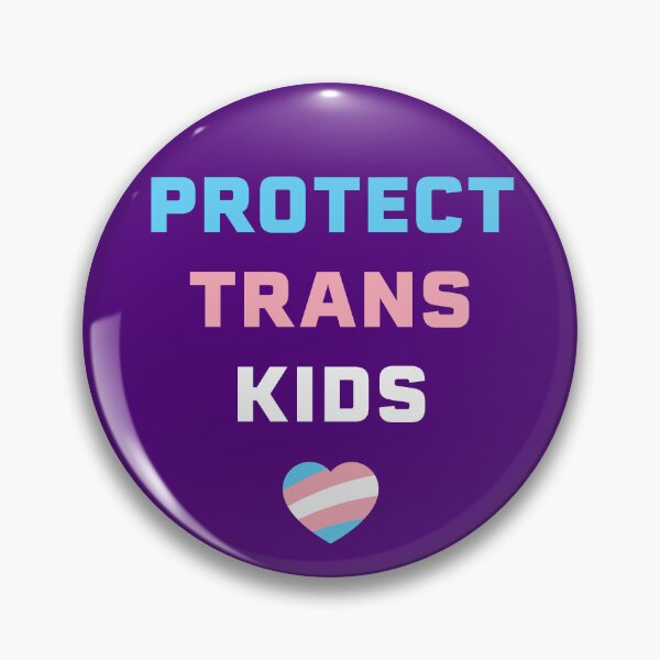 Item preview, Protect Trans Kids Pride Flag Heart LGBTQIA Advocacy Art designed and sold by Terry Bain.