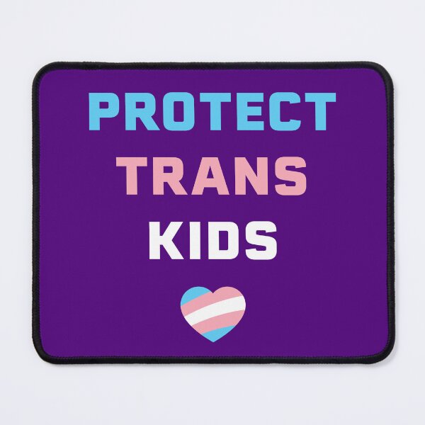 Item preview, Protect Trans Kids Pride Flag Heart LGBTQIA Advocacy Art designed and sold by Terry Bain.