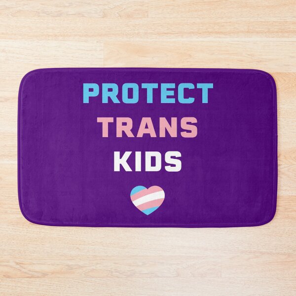 Item preview, Protect Trans Kids Pride Flag Heart LGBTQIA Advocacy Art designed and sold by Terry Bain.