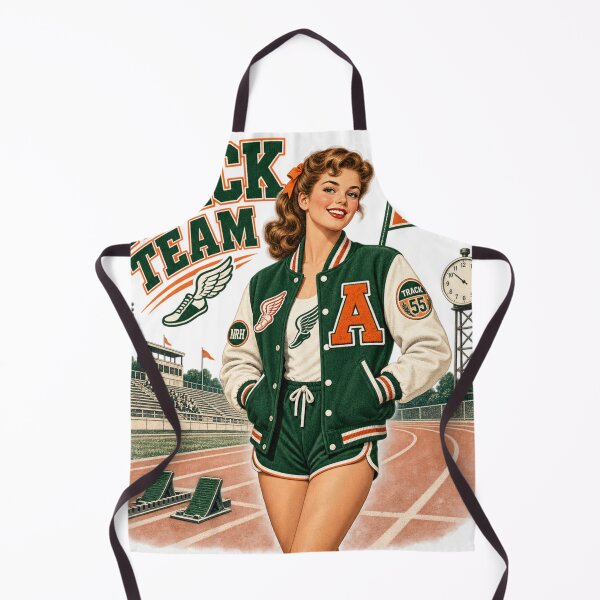Item preview, Vintage 1955 Track Team School Spirit designed and sold by Normandy Road Heritage™ - Vintage Garage Art.