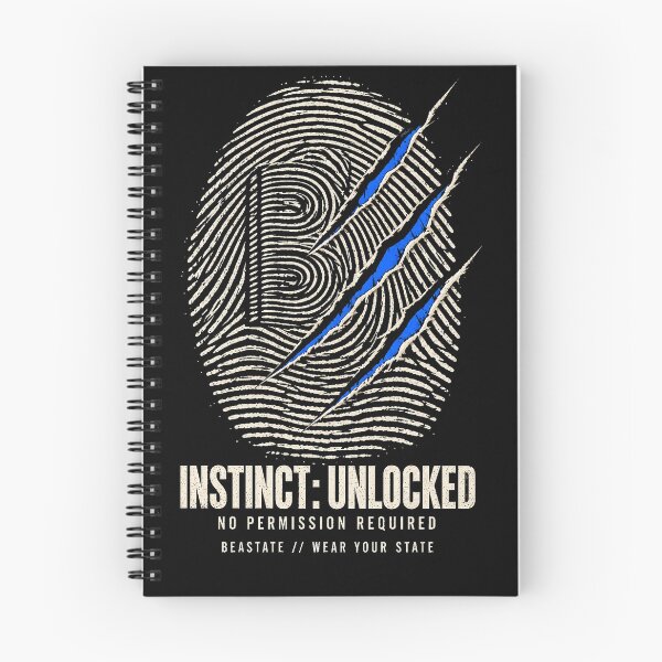 Item preview, Instinct Unlocked Fingerprint Techno Streetwear designed and sold by BEASTATE.