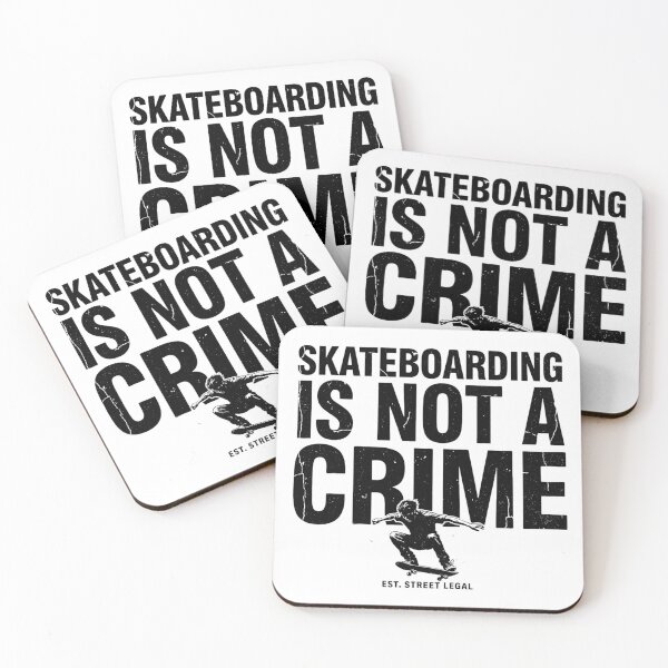 Item preview, El skateboarding no es un delito - Texto cuadrado grande designed and sold by Peter Stawicki.