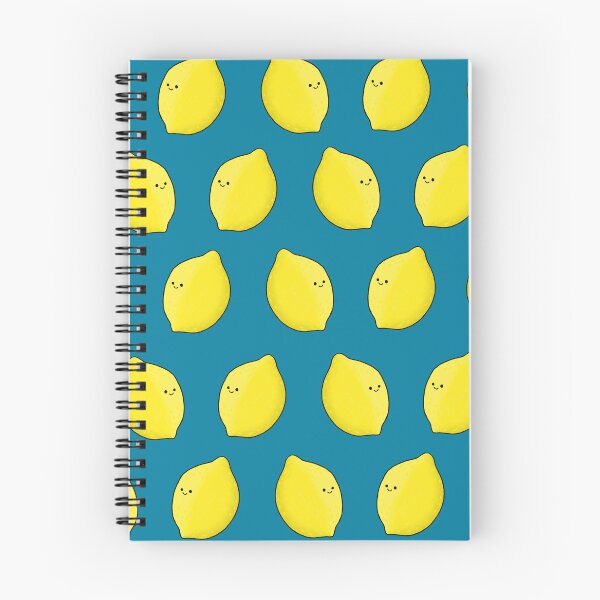 Item preview, Lemon pattern on blue background designed and sold by BluluStudio.