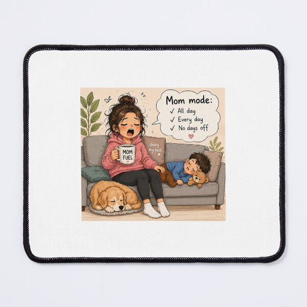 Item preview, Mom Mode All Day Every Day – Funny Mom Life Art designed and sold by Twins2Designs.