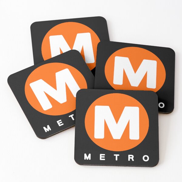 Item preview, Vintage Los Angeles Metro Logo (Orange) designed and sold by LeonTransit.