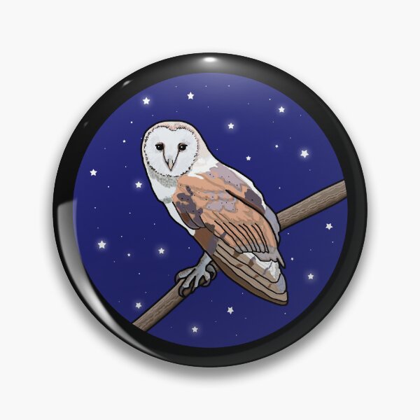 Item preview, Midnight Barn Owl detailed illustration Proceeds go to animal charities and rescues designed and sold by AnimalFriends1.