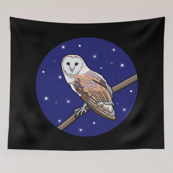 Item preview, Midnight Barn Owl detailed illustration Proceeds go to animal charities and rescues designed and sold by AnimalFriends1.